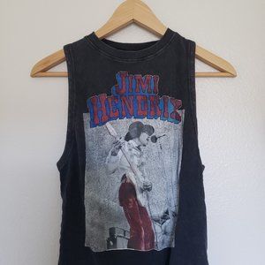 Jimi Hendrix graphic halter bodysuit